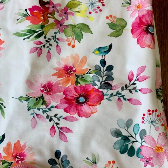 LITTLE ME Baby Girls RashGuard Swimsuit 12 mos NEW Pink Floral Infant Girl NWT - Picture 4 of 6